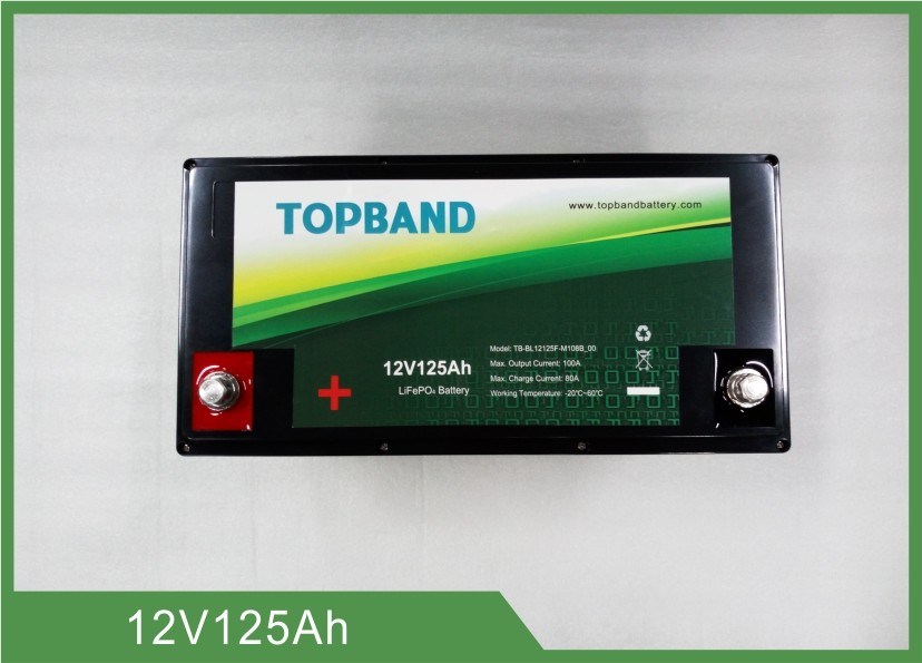 12 Volt RV Camper Battery 125Ah Normal Capacity Deep Cycle Lithium Battery