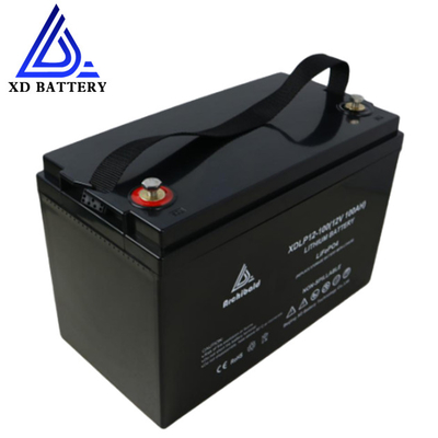 12v Lifepo4 Battery 100AH Lithium Batteries For Motorhomes Lithium Ion Caravan Battery