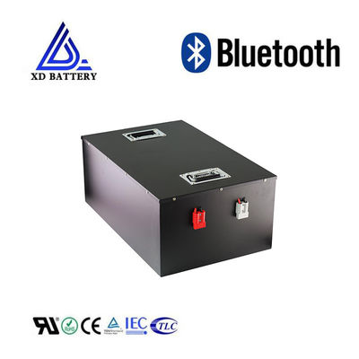 Deep Cycle Bluetooth 48v 150ah Lithium Ion Battery OEM/ODM Silk For Traffic