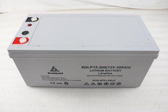 Lifepo4 100ah 12v Van Lithium Battery 407*174 *215mm For RV Battery Car Yacht Party