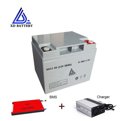 Solar 12v 30ah Lithium Ion Battery For Electric Boats / Electric Forklifts