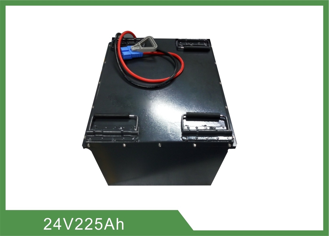 Customized Industrial Electric Forklift Battery 24v 225ah Lifepo4 With Metal Casing